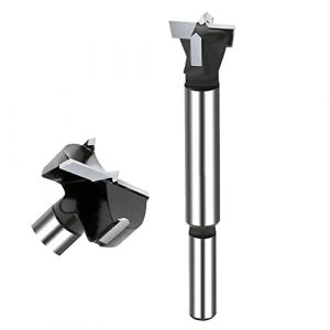 NICAVKIT 15mm Forstner Mèche pour bois, Foret Forstner en Carbure de tungstène pour Bois Dur, Foret à Bois, Foret à Charnière, kit d'outils pour bois, Contreplaqué, Plastique (NICAVKIT-FR, neuf)
