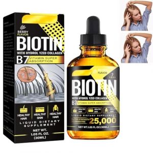 Serum Pousse Cheveux,Serum Cheveux Pousse Rapide,Traitements Pour la Repousse des Cheveux,Sérum De Croissance De Cheveux,Favorise La Pousse Des Cheveux Plus Epais,Anti Chute Cheveux 1PC (KENdouSHOP, neuf)