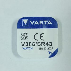VARTA type: montre v386 tension: 1,55 v taille: 4,2 mm-diam&egrave;tre: 11,6 mm sous blister pDA-punkt (P & F France, neuf)