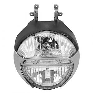Aramox Moto Phare Étanche Phare Assemblage Support Rond Moto Phare LED Remplacement pour Ducati Monster 1100 1100S M1000 696 795 796 (Gouinyou, neuf)