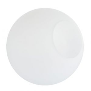 SAFIGLE Abat-jour Globe Verre Mat Rond Suspension Lampes Design Mid Century Diffuseur Lumi&egrave;re Douce Blanc Lait Facile &agrave; Installer et Entretenir Accessoire Luminaire Moderne (Grand Di, neuf)