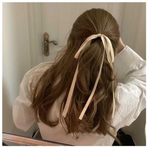 Inilbran Noeud En Satin De Soie Vintage Corde &Agrave; Cheveux Chouchous Noeud En Satin De Soie Long Ruban De Satin &Eacute;lastique Corde &Agrave; Cheveux Noeud Papillon Corde &Agrave; Queue De Cheval Accessoires De (Inilbran, neuf)