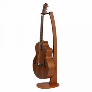 Nefelibata Support de guitare en bois - Fabriqué à la main - En frêne allemand massif - Design semi-incurvé - Idéal pour les guitares acoustiques, les guitares classiques, les banjos, les mandolines (QianYu EU, neuf)