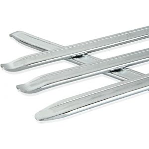 GOYADA 4 Pcs Démonte Pneu Trottinette 30 cm Demonte Pneu Manuel Moto/Voiture en Acier au Manganèse pour Vélo Moto - Argent (CAO LEI, neuf)