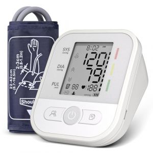 NWOUIIAY Tensiometre Bras Professionnel avec Écran LCD Fonctions de Rappel d'Arythmie et Mémoire 2 Utilisateur Moniteur de Tension Artérielle à Brassard 22-42 cm pour Adultes Âgées et Familles (YEZEGO LIMITED, neuf)