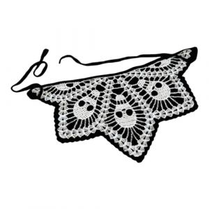 Foulard punk t&ecirc;te de mort pour festival &eacute;l&eacute;gant Halloween bandeau d&eacute;coratif bandeau musique festival cheveux &eacute;charpe ornement (YangMPretty, neuf)