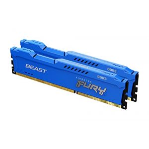 Kingston FURY Beast Bleu 8GB (2x4GB) 1866MHz DDR3 CL10 Mémoire Kit pour PC Kit de 2 KF318C10BK2/8 (SELECT ELITE, neuf)