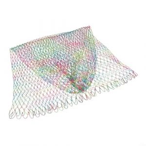 Épuisette de rechange efficace, légère et portable, matériau en nylon pour la pêche à la carpe, diamètre disponible 40/50/60 cm (diamètre 60 cm) (FuXIAOPure, neuf)