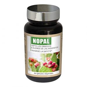 NUTRI EXPERT - Nopal - Capte les graisses et sucres- Favorise la satiété - Réduit appétit et apport calorique des repas - 100% extraits d'origine naturelle - Convient aux végans - 60 Gélules végétales (Parabio Santé, neuf)