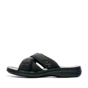TBS Sandales Noir Homme Mule Cuir Noir 40FR (Espace Sport, neuf)