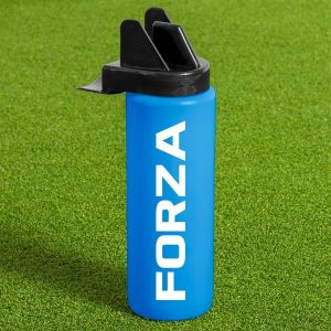FORZA Bouteille d&rsquo;Eau de Sport Hygi&eacute;nique de 1 Litre | Bouteille Sans BPA avec Embout Sans Contact | Id&eacute;ale pour les &Eacute;quipes Sportives | &Eacute;quipement Essentiel (Bleu, Pack de 10) (Net World France, neuf)