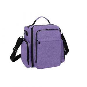 Sac De Rangement De Vernis &Agrave; Ongles, 48 ​​bouteilles, Kit De Soins Cosm&eacute;tiques Portables For La Peau, Sac D'huile Essentielle, Bo&icirc;te De Rangement D'outils De Soins Des Ongles, Double Couche (YUDENGSM, neuf)