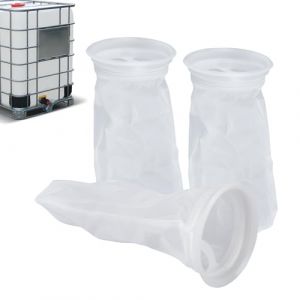 Fizdoqg Filtre IBC en Nylon 3 Pièces Filtre Cuve 1000l Eau de Pluie Filtre à Couvercle IBC Filtre à Eau de Pluie IBC Filter Lavable Filtre de Couvercle en Nylon Accessoires pour Réservoir IBC (FangTeng, neuf)