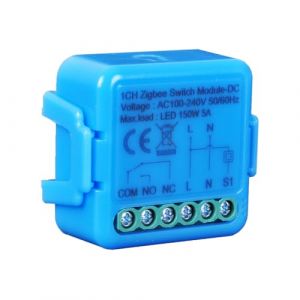 Cloud Even Tuya Module de Commutation ZigBee à Contact Sec Intelligent DIY Relais pour Maison Intelligente DC12/24 V AC100-240 V Fonctionne avec Alexa Google Alice (1) (Cloud Even, neuf)