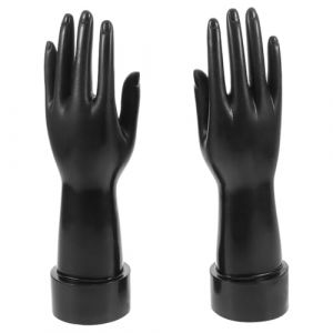 ADOCARN 2pièces Porte-bijoux Forme De Main Support Vertical Pour Gants Et Bagues Présentoir Décoratif Pour Accessoires De Mariage Lot (Qihmm, neuf)