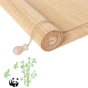 JSDMBD sur Mesure Store Venitien Store Bambou Exterieur Store Occultant Fenetre Tissé à La Main Facile à Installer Convient pour Une Utilisation Intérieure Et Extérieure B+ Wood Color (LXXDSDDM, neuf)