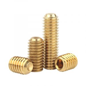 ORANXIN M4 x 12mm 50 Pcs Douille Hexagonale Vis de pression Laiton Point de tasse Hexagone Vis sans tête Boutons Allen (ORANXIN, neuf)