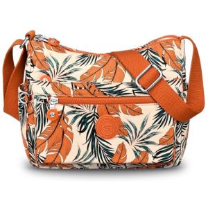 VOBUKE Sac Bandouli&egrave;re Femme Impermeable Nylon Sac a Main Femmes avec Bandoulieres R&eacute;glable Loisir L&eacute;ger Sacoche Sport Bandouli&egrave;re Multipoches Sac Besace Messenger Bag pour Voyage &Eacute;cole Sports Achats (AOCAO, neuf)