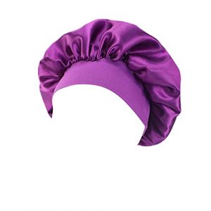 Blanc Cowboy Bonnet en Satin taille de t&ecirc;te r&eacute;glable Bonnet en soie de sommeil pour femmes hommes Double couche Satin doubl&eacute; Bonnet de couchage Wrap Bonnet de cheveux Casquette Vintage T&ecirc;te De Mort (Doncic077, neuf)