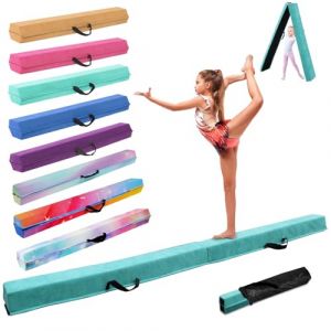 SportBob Poutre Gymnastique Pliable 240 cm, Poutre de Gymnastique Entraînement Portative pour Enfants et Adultes, Poutre d'equilibre vec Sac de Transport, pour débutants et Gymnastes Professionnels (chunshengwu, neuf)