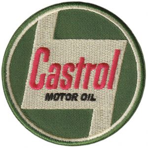 FROM HAWAII WITH LOVE - A771 - Ecusson Patch Brodé Thermocollant - Diamètre 8 cm - Automobile Huile Course Garage Moto Vintage Rétro (MAXIMUM PATCHES, neuf)