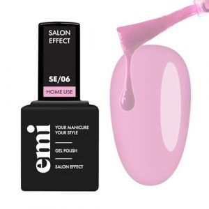 EMI Salon Effect Soft Blossom gel polish sans HEMA couleur longue durée utilisation à domicile lampe UV/LED/CCFL 9 ml (Soft Blossom) (EMI Beauty, neuf)