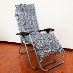 Coussin Bain de Soleil Lounge Rocking Chair Coussin Transat de Jardin Coussin Transat Fauteuil Relax Lounge épais Pad Coussin de Chaise Longue de Patio Doux Matelas ( Color : J , Size : 48*122CM ) (AlienGi, neuf)