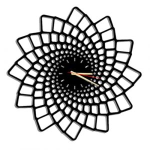 Dekory Cuba Horloge Murale en métal 35 cm, Silencieux sans tic-tac, horloges murales Vintage et industriel en métal, Pendule murale, pour salon bureau, chambre, cuisine, salle à manger (Dekorywallart, neuf)