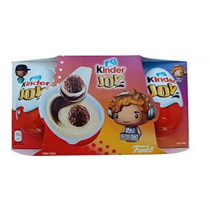 KINDER JOY Funko 20g - Le paquets de 3 oeufs. (2) (✅Abrakado✅, neuf)