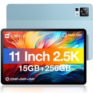 DOOGEE T30 Pro Tablette 11 Pouces, Ecran 2.5K Helio G99 Octa-Core 15GB RAM+256GB ROM /2TB TF, 8580mAh/33W Tablette Android, 20MP Dual SIM 4G LTE +5G WiFi Widevine L1/TÜV Certificat (Vendora FR, neuf)