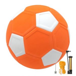 Ballon de Football Courbe Taille 5, Ballon de Foot a Effet pour Enfants Juniors avec Pompe, Ballon Courbe pour Enfants pour l'entra&icirc;nement de Football, Jeu Ext&eacute;rieur et Int&eacute;rieur et Comme Cadeau (meng xin yuan dianzi, neuf)
