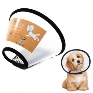 Cône Collerette en Plastique, Protecteur de Cou Réglable, Anti-Morsure Cône Collerettes, Protection Collier pour Chatons et Chiots collerette chat collerettes pour chats collerette colerette chat (UAB WSVLKE LT, neuf)