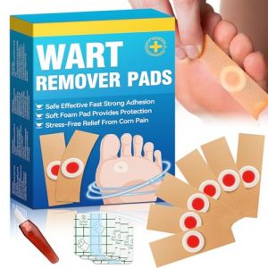 FelinePaws 24 Pansements Pour Verrues, Anti Verrue Pour Pieds Et Mains, Verrue Traitement Pour Enfants Et Adultes, Acrochordons Traitement Efficace, Soulagement De La Douleur, Facile à Utiliser (FelinePawsEU, neuf)