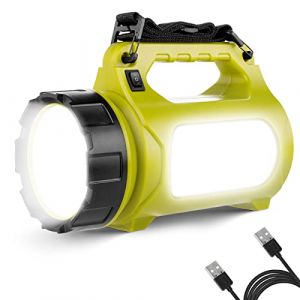 LE Lampe Camping LED, Lampe Torche Rechargeable, 5 Modes d’Éclairage 1000lm, Fonction de Batterie Externe, Lanterne Camping Puissante Étanche pour Bricolage, Randonnée, Secours (Lepro FR, neuf)