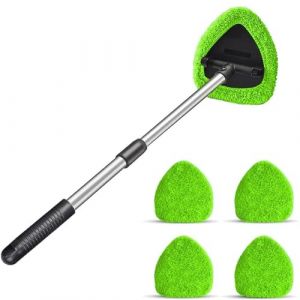 Kit de Nettoyage pour vitre Carivys Brosse de Lavage pour Voiture avec Manche T&eacute;lescopique de 50 CM, Outil de Nettoyage pour Pare - Brise et Kit d'Essuie - Glace pour Voiture (US-XINGYUE, neuf)