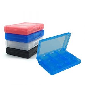 Générique 28-in-1 Boîte de rangement de cartes de jeu pour 3DS / 3DS / DSi / DSi XL / DSi LL / DS / DS Lite Système de rangement protecteur Organisateur de cartes de jeu Boîte de rangement (pink) (zoazr, neuf)