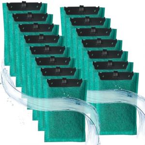 ROSYLEVE 15 Pièces Cartouche pour Filtres d'Aquarium EasyCrystal 250 et EasyCrystal 300, Filtre Intérieur pour Aquarium, Filtre Aquarium Contient du Charbon Actif et de la Zéolithe(Vert) (wanruixiaodian, neuf)