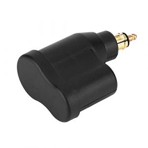 EBTOOLS Adaptateur d'alimentation pour Moto BMW, Din Hella Plug 12-24V 3.3A Moto Dual USB Chargeur Adaptateur Secteur Allume-Cigare pour BMW Hella DIN Plug Moto Chargeur USB (yafaa, neuf)