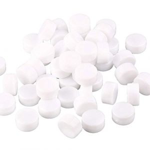 MEJOSER 50PCS Hochets Jouet 22mm Squeaker Plastique Jouet Bruit Maker Hochet Balles Blanches Rattle Hochets Jouets à Couinement Balle DIY pour Bébé Chiens Chat Grelot pour Couture Poupee Crochet (Sportgarten, neuf)