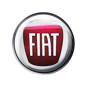 Fiat 21224 Autocollant 3D Officiel Logo 58 mm, Couleur : (Motorstile, neuf)