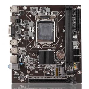 Carte Mère de Bureau LGA 1155 DDDR3, Mini ITX 2 Emplacements Mémoire DDR3, Carte Mère de Jeu avec Sortie VGA HDMI pour Ordinateur PC (Anxxin, neuf)