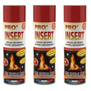 PRO INSERT Fulgator Super Nettoyant Vitres inserts de cheminées et plaques vitrocéramiques - 500ml - Lot de 3 - Vendu par lot - Fabriqué en France (Maxi&Mini, neuf)