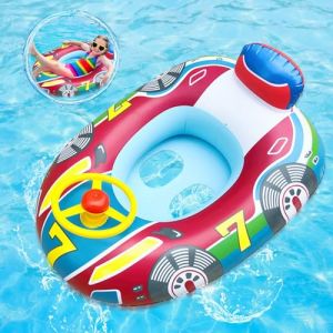 Bouee pour Bebe 6 Mois &agrave; 36 Mois, B&eacute;b&eacute; Si&egrave;ge de Piscine avec Volant, Bou&eacute;e Piscine, Piscine Bebe, Bou&eacute;e Enfant, Piscine Gonflable Enfant (Bleu) (MEIQIONGSHAO LIMITED, neuf)