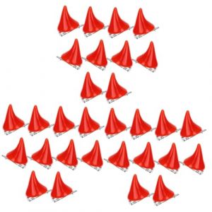 Baluue 30 Pièces Épingle à Cheveux En Corne Diable Habiller Cheveux De Corne De Diable Couvre-chef Casque D'halloween Bandeau Pour Enfants Costume De Corne De Diable Rouge Métal (Fortune Luck, neuf)