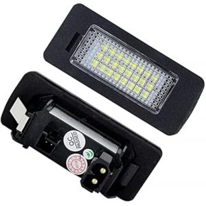 DEMULAX Lot de 2 &eacute;clairages de Plaque d'immatriculation for BMW, E39, M5, E70, E71, X5, X6, E60, M5, E90, E92, E93, M3 Ampoule de Plaque d'immatriculation (HAXS_Home, neuf)