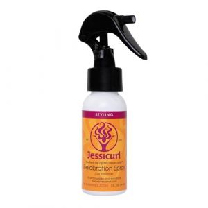 Jessicurl Spray Gelebration, sans parfum ajout&eacute;, 2 fl oz. Rehausseur de boucles pour cheveux fins avec extrait de graines de lin, styleur de boucles pour cheveux ondul&eacute;s, produits pour cheveux boucl&eacute;s (Jessicurl EU, neuf)