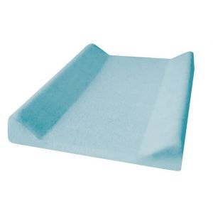 Housse à langer en tissu éponge de première qualité 50 x 70/80 - Bleu (BabyExpert, neuf)