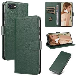 FMPCUON Coque pour iPhone 6 Plus/iPhone 6S Plus Etui RFID Protection Housse en Premium Cuir Pochette Portefeuille Rabat Clapet Case Porte Carte Magn&eacute;tique &Eacute;tui pour iPhone 6 Plus/6S Plus - Vert (FMPCUON-EUR, neuf)