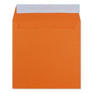 Gl&uuml;xx Agent Enveloppes carr&eacute;es avec fermeture adh&eacute;sive, 155 x 155 mm/15,5 x 15,5 cm (Gl&uuml;xx-Agent GmbH, neuf)