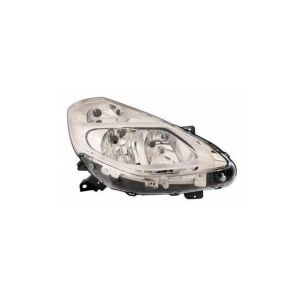 G&eacute;n&eacute;rique Phare Avant Droit H7/H7 Fond Chrom&eacute; pour Renault Clio 3 phase 2 2009-2012 (PIECEAUTOPASS, neuf)